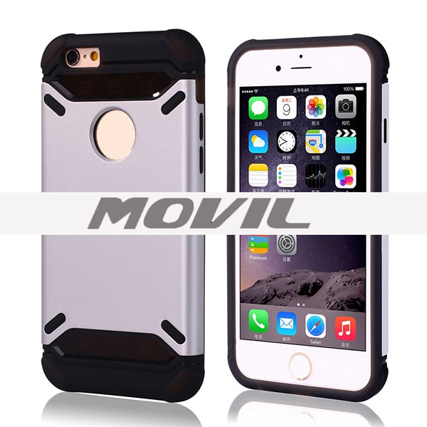 NP-2167 Combinación tpu   pc funda para Apple iPhone 6-14